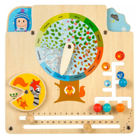 Lucy & Leo 322 Kalendář přírody - dřevěná naučná hrací deska CZ