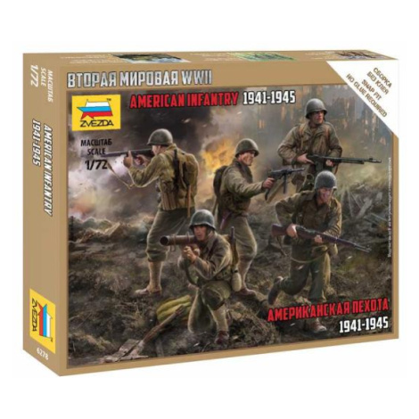 Wargames (WWII) figurky 6278 - US Infantry (1:72) Zvezda