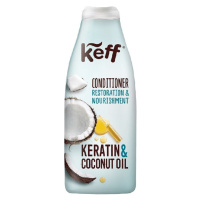 Keff Kondicionér na poškozené vlasy Keratin & Kokosový olej 500 ml