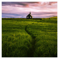 Fotografie Black Church, Irene Wu, 40 × 40 cm