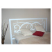 Kovová postel Granada Rozměr: 180x200 cm, barva kovu: 9B bílá stříbrná pat.