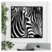 Moderní obraz ze dřeva - Zebra