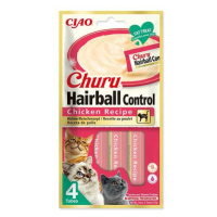 Pochoutka Churu Hairball kuřecí 4x14g