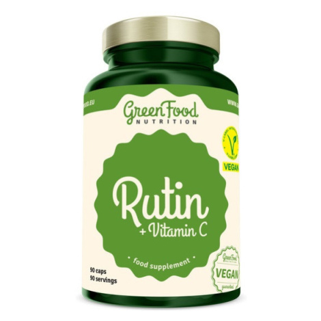 GreenFood Nutrition Rutin + Vitamin C 90 kapslí