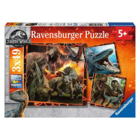 Ravensburger 08054 puzzle jurský svět: zánik říše 3x49 dílků