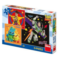 Toy Story 4 - Puzzle 3x55 dílků