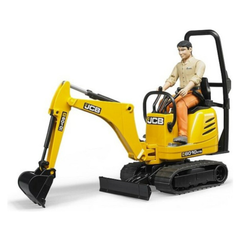 BRUDER - 62002 Mikrobager JCB s figurkou Brüder Mannesmann