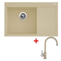 Sinks Rim 780 L Sahara + Vitalia GR