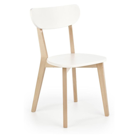Židle Buggi dřevo/MDF bílá 45x50x81 BAUMAX