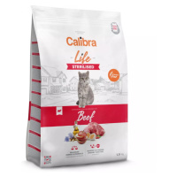 CALIBRA Life Sterilised Beef granule pro kastrované/ste­rilizované kočky 1,5 kg