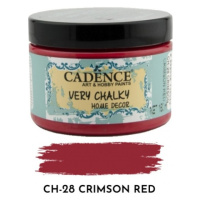 Křídová barva Cadence Very Chalky 150 ml - crimson red karmínová červená Aladine