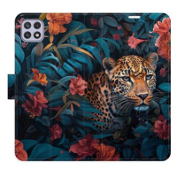 iSaprio Flip pouzdro Flower Jaguar 02 pro Samsung Galaxy A22 5G