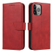 Magnet Case elegantní knížkové pouzdro na iPhone 15 PRO 6.1" Red