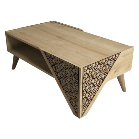 Konferenční stolek Beril Oak Hanah Home