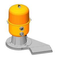 AstralPool filtrační zařízení - Dělený Kit 500, 8 m3/h, 230 V, 6-ti cest. boč. ventil, čerp. Bet