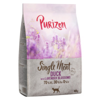 Purizon bezobilné granule, 2 x 400 g - 10 % sleva - kachna s květy levandule