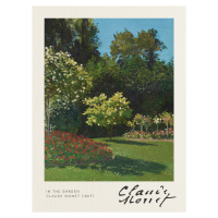 Obrazová reprodukce In the Garden - Claude Monet, (30 x 40 cm)