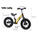 mamido  Dětské odrážedlo Tiny Bike nafukovací kola 12" žluté
