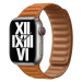 Apple Watch kožený tah 41/40/38mm zlatohnědý - M/L