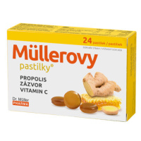 Müllerovy pastilky s propolisem a zázvorem 24ks