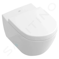 VILLEROY & BOCH Subway 2.0 Závěsné WC, Aquareduct, s CeramicPlus, alpská bílá 560010R1