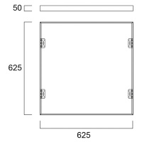 Sylvania Sylvania montážní sada Start Panel Flat