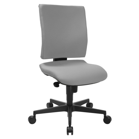 Topstar Kancelářská otočná židle SYNCRO CLEAN, antibakteriální textilní potah, světlá šedá