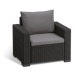 Zahradní křeslo KETER California Mix&Match Chair - 83 x 68 x 72 cm - Graphite - 2ks