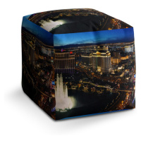 Sablio Taburet Cube Las Vegas: 40x40x40 cm