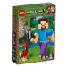 Lego® minecraft 21148 velká figurka: steve s papouškem