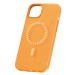 Baseus Magnetické pouzdro pro iPhone 15 Baseus Fauxther Series (oranžové)