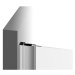 Ravak Pivot PPS -100 Černá+Transparent, pevná stěna 100 cm pro kombinaci s PDOP1 a PDOP2, černá,