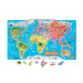 Janod mapa Magnetic World Puzzle English Version 05504