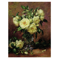 Obrazová reprodukce White Roses, Williams, Albert, 30 × 40 cm