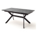 Jídelní stůl Reece rozkládací 160-240x76x90 cm (černá)