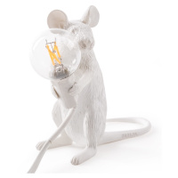 Seletti designové stolní lampy Mouse Lamp Sitting