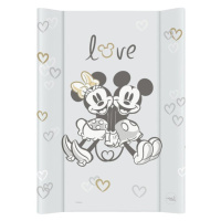 CEBA Podložka přebalovací s pevnou deskou COMFORT (50x70) Disney Minnie & Mickey Grey