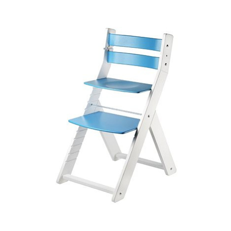 Rostoucí židle Wood Partner Sandy Kombi Barva: bílá/modrá
