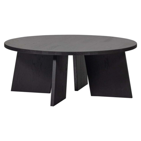 Černý kulatý konferenční stolek ø 90 cm Fries – Basiclabel