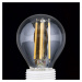 Orion LED žárovka E27 G45 4,5W filament čirá 827 stmívač