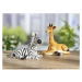 Magnet 3Pagen 2 dekorativní figurky "Zebra a žirafa"