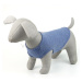 Vsepropejska London tričko pro psa Barva: Modrá, Délka zad (cm): 26, Obvod hrudníku: 34 - 37 cm