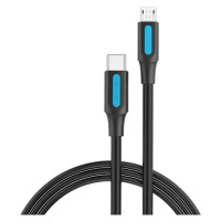 Kabel Vention USB-C 2.0 to Micro-B 2A cable 2m COVBH black