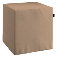 Dekoria Sedák Cube - kostka pevná 40x40x40, béžová, 40 x 40 x 40 cm, Quadro, 136-09