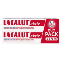 LACALUT Aktiv Zubní pasta duopack 2 x 75 ml