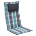 Blumfeldt Donau, polstry, polstry na židli, vysoké opěradlo, zahradní židle, polyester 50 x 120 
