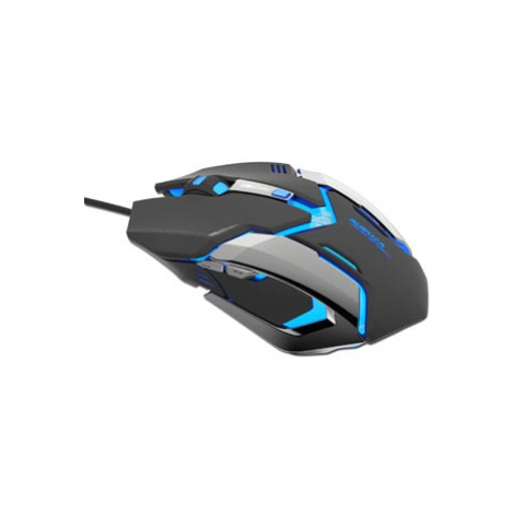 E-blue Myš Auroza Gaming, 4000DPI, optická, 6tl., drátová USB, černá