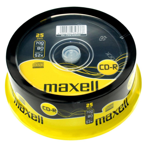 CD-R 700MB 52x 25SP 628522 MAXELL