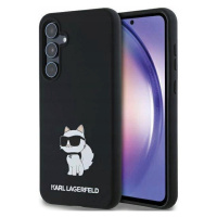 Pouzdro Karl Lagerfeld Silicone Choupette Pro Samsung Galaxy A55 Černé