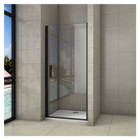 Stacato MINEBLACK LINE otočné sprchové dveře 1000mm